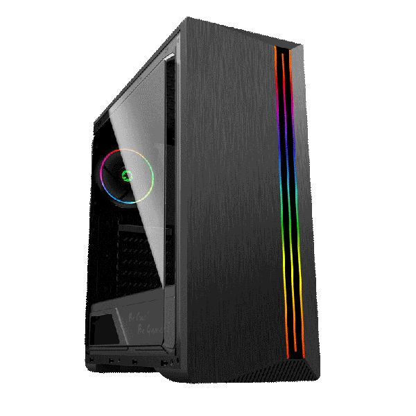  GameMax Shine Black,  , Mid Tower, ATX / Micro ATX / Mini ITX, 1USB 3.0, 2USB 2.0, 1120, 458206456 , 0.5 , 4.8  (G517) -  2