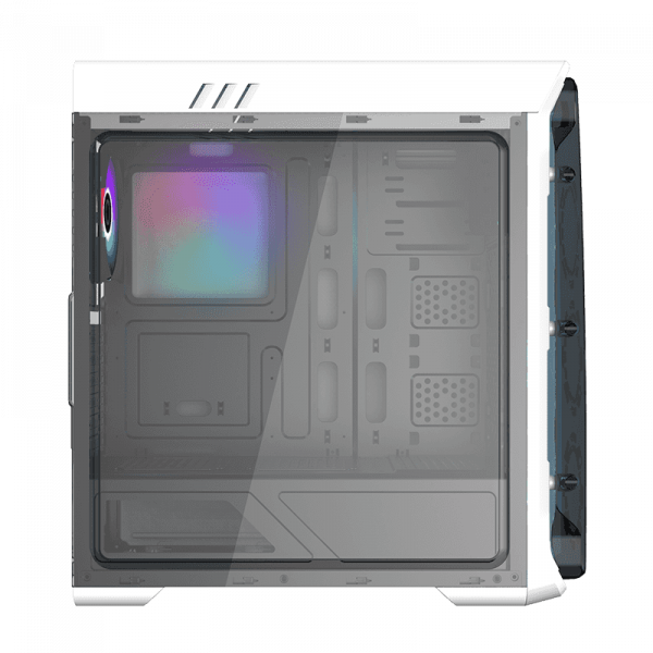  GameMax StarLight W-FRGB White,  , Mid Tower, ATX / Micro ATX / Mini ITX, 2xUSB 2.0, 1xUSB 3.0, 4x120  FRGB Fan, 440x205x470  -  6