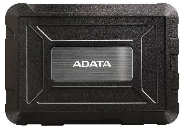   2.5" ADATA ED600, Black, 1x2.5" SSD/HDD, USB 3.0 (AED600-U31-CBK) -  1