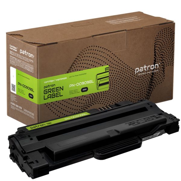  Xerox 108R00909, Black, Phaser 3140/3155/3160, 2500 , Patron Green (PN-00909GL) -  1