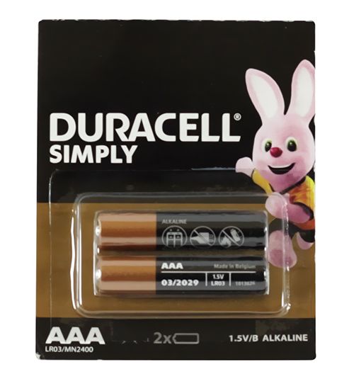  AAA (LR03), , Duracell Duralock Basic, 2 , 1.5V, Blister (MN2400 2BL) -  1