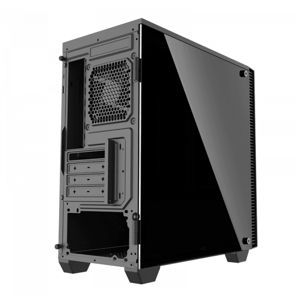  GameMax Mini Abyss Black,  , Mid Tower, Micro ATX / Mini ITX, 2USB 3.0, 1x120  LED, 403x194x415 , 0.6 , 3.6  (H608) -  8