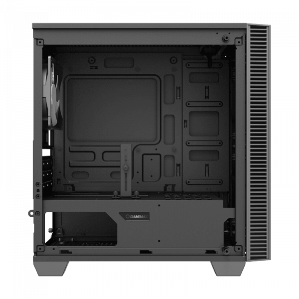  GameMax Mini Abyss Black,  , Mid Tower, Micro ATX / Mini ITX, 2USB 3.0, 1x120  LED, 403x194x415 , 0.6 , 3.6  (H608) -  7