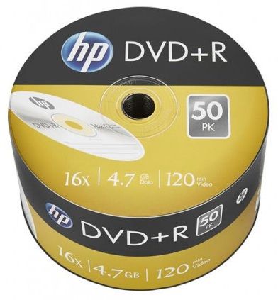  DVD+R 50 HP, 4.7Gb, 16x, Bulk Box (DRE00070-3) -  1