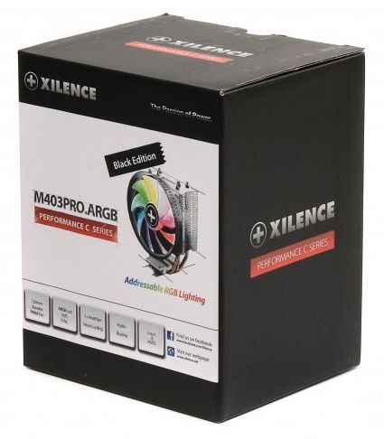    Xilence M403 Pro ARGB, /, 1x120 ,  AMD AM4/AM3/AM2/FM2/FM1, Intel 115x/1200/1700 (XC129/M403.PRO) -  6