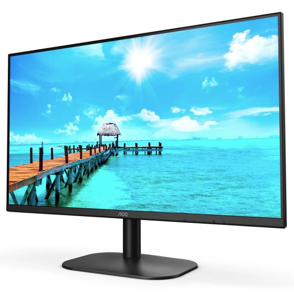  23.8" AOC 24B2XH/EU Black, WLED, IPS, 1920x1080, 4 , 75 , 250 /, 1000:1, 178/178, HDMI/VGA, VESA 100x100 -  2