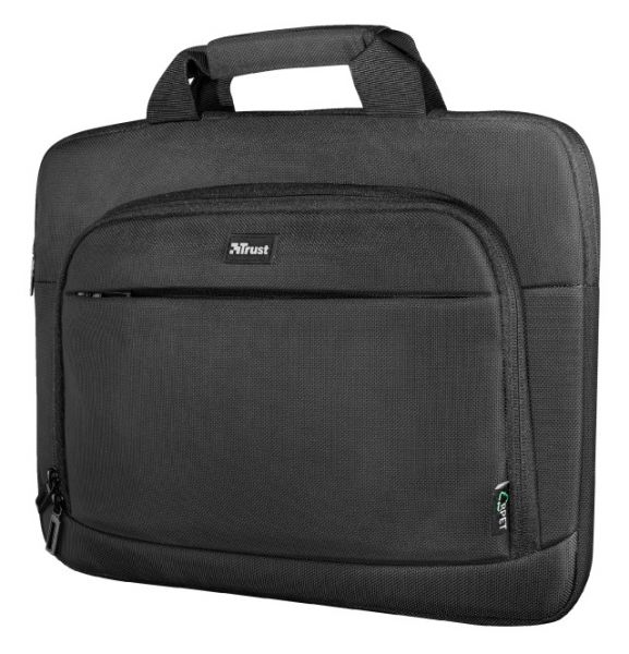  14" Trust Sydney Slim Bag, Black, , 30 x 40 x 2  (24394) -  2