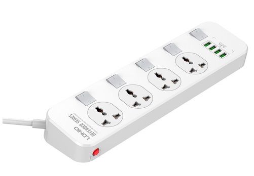   2  LDNIO SC4408, 4  + 4 USB, 2 ,  30,75, White, Box -  1