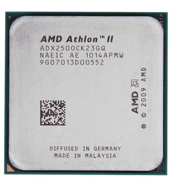 /  AM3, AMD Athlon II X2 250, Tray, 2x3.0 GHz, L2 1Mb, Regor, 45 nm, TDP 65W (ADX250OCK23GQ) -  1