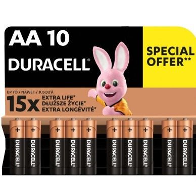  AA (LR6), , Duracell Duralock Basic, 10 , 1.5V, (MN1500 10BL) -  1