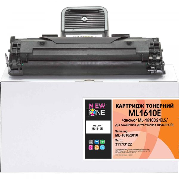  Samsung MLT-D119S, Black, ML-1610/1615/1620/2010/2015/2510/2570/2571, SCX-4321/4521, 2000 , NewTone (ML1610E) -  1