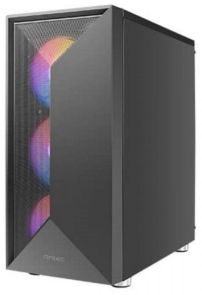  Antec NX320 Black, Mid Tower,  ,  ATX / Micro ATX / Mini ITX, 2xUSB 2.0, 1xUSB 3.0,     , 3x120  ARGB Fan (0-761345-81035-7) -  2