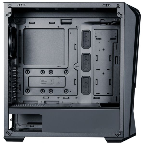  Cooler Master MasterBox 500 Black, Mid Tower,  ,  EATX / ATX / Micro ATX / Mini ITX, 2xUSB 3.2, 1x120  Fan / 1x120  ARGB Fan,      (MB500-KGNN-S00) -  5