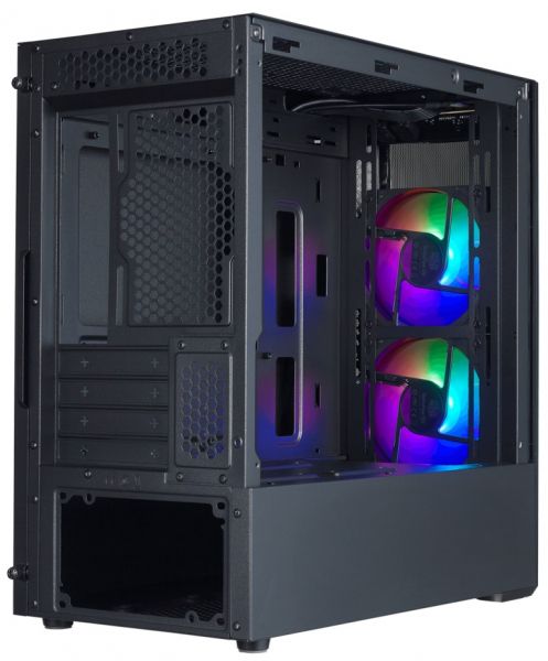  Cooler Master MasterBox MB311L ARGB Black, Mini Tower,  ,  Micro ATX / Mini ITX, 2xUSB 3.2, 2x120  ARGB Fan (MCB-B311L-KGNN-S02) -  3