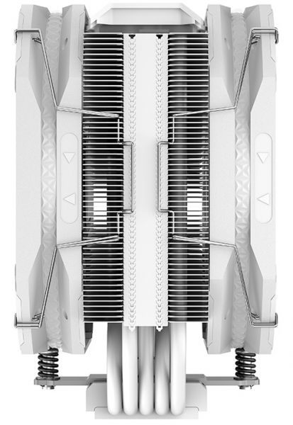    Deepcool AS500 PLUS White, , RGB LED, 2x140  PWM,  Intel 2066/2011/1366/1200/115x, AMD AMx/FMx -  4