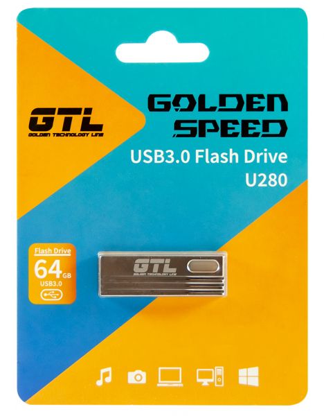 USB 3.0 Flash Drive 64Gb GTL U280 -  1