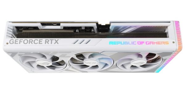 ³ GeForce RTX 4090, Asus, ROG GAMING OC (White Edition), 24Gb GDDR6X, 384-bit, 2xHDMI/3xDP, 2640/21000 MHz, 16-pin (ROG-STRIX-RTX4090-O24G-WHITE) -  5
