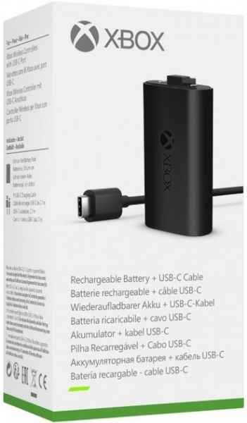   Microsoft Xbox Rechargeable Battery, Black +  Type-C (SXW-00002) -  2