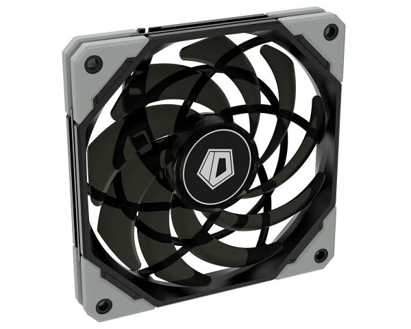  120 , ID-Cooling NO-12015-XT, Black, 120x120x15 , PWM, 2000 /, 31.2 , 4-pin/3-pin -  2