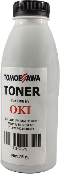  OKI B411/B431, MB461/MB471/MB491, Black, 75 , Tomoegawa (TG-O-75) -  1