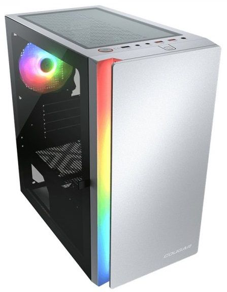  Cougar Purity RGB White,  , ATX/mATX/mini-ITX,USB 3.0 x2, USB 2.0 x1, RGB , 2x140 ARGB, 1x120 ARGB,  , 200x392x360  -  3