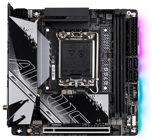   Gigabyte B760I Aorus Pro DDR4 (s1700, Intel B760) -  2