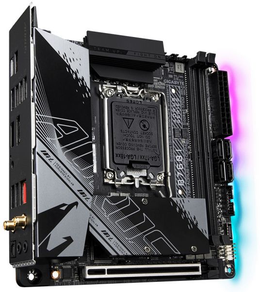   Gigabyte B760I Aorus Pro DDR4 (s1700, Intel B760) -  3