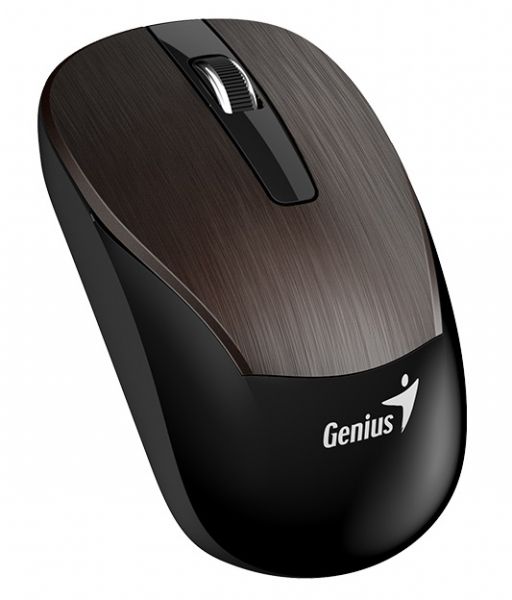   Genius ECO-8015, Chocolate, USB 2.4 GHz,  ( BlueEye), 800-1600 dpi, 3 , NiMH  -  1