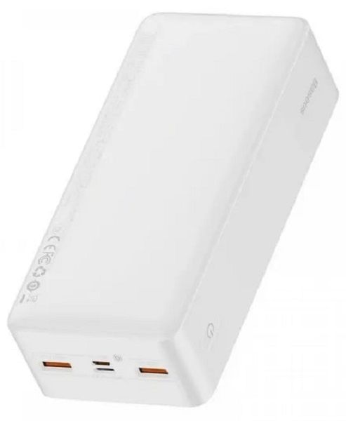    30000 mAh, Baseus Bipow Digital Display 20W, White, 2xUSB 5V/5A (PPBD050402) -  3