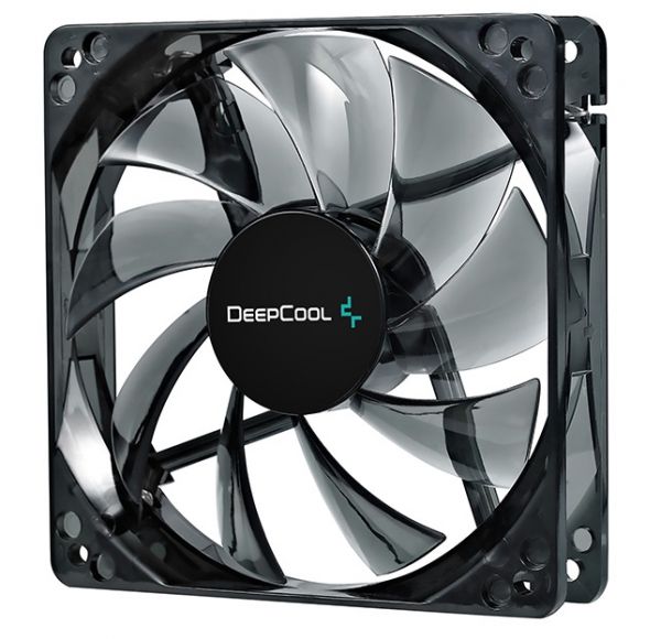  120 , Deepcool WIND BLADE 120, Dark Transparent, 120x120x25 ,  LED , 1300 /, 26 dB, 3-pin,   (DP-FLED-WB120) -  3