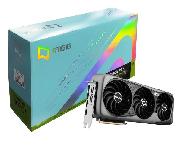 ³ GeForce RTX 4070 Ti, Maxsun, MGG OC, 12Gb GDDR6X, 192bit, HDMI/3*DP, 2715/21500 MHz, 12pin (MS-RTX4070Ti MGG OC 12G S0) -  1