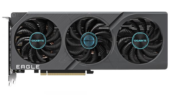  GeForce RTX 4060 Ti, Gigabyte, EAGLE OC, 8Gb GDDR6, 128-bit, 2xHDMI/2xDP, 2550/18000 MHz, 8-pin (GV-N406TEAGLE OC-8GD) -  2