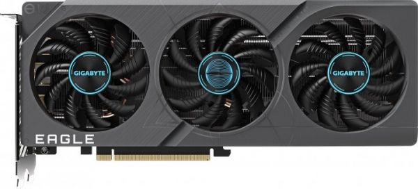  GeForce RTX 4060 Ti, Gigabyte, EAGLE, 8Gb GDDR6, 128-bit, 2xHDMI/2xDP, 2535/18000 MHz, 8-pin (GV-N406TEAGLE-8GD) -  2