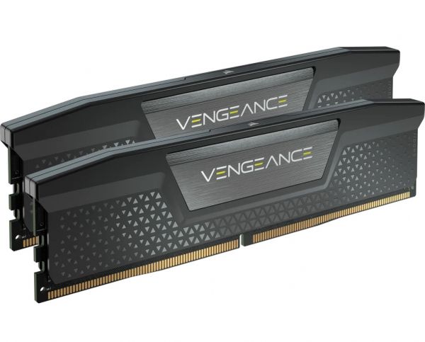  16Gb x 2 (32Gb Kit) DDR5, 6000 MHz, Corsair Vengeance, Black, 40-40-40-77, 1.35V,   (CMK32GX5M2B6000C36) -  1