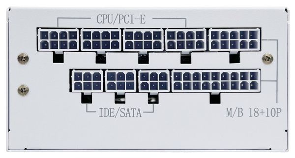   650 , ALmordor SFX, White, , 80+ Gold, Active PFC, 80 , 4xMolex / 8xSATA / 3x6+2-pin / 2x4+4-pin / 1x20+4-pin (ALSFX650WH) -  3