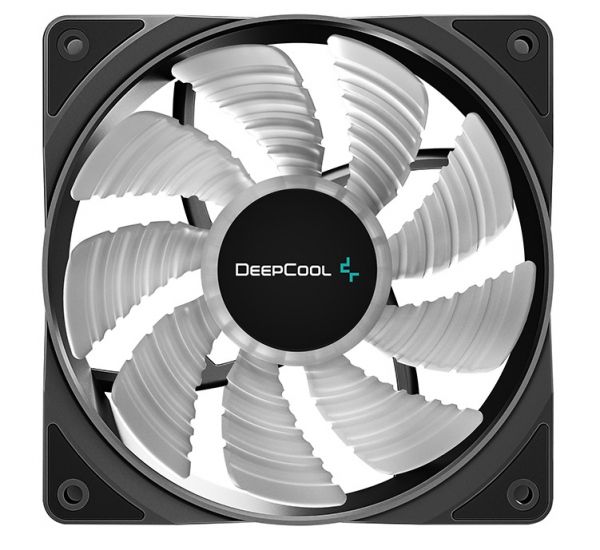  120 , Deepcool RF120 FS, Black, 120x120x25 , LED , 500-1500 /,  27 , 3-pin (PWM),   (DP-FLED3-RF120-FS) -  3