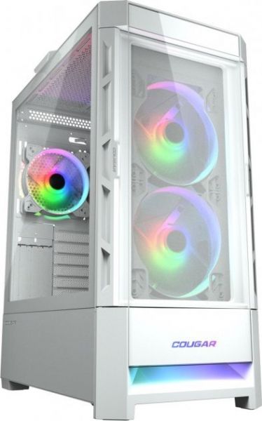  , 2*140mm ARGB, 1*120mm ARGB  , ATX/mATX/mini-ITX,   Cougar Duoface RGB (White) -  1