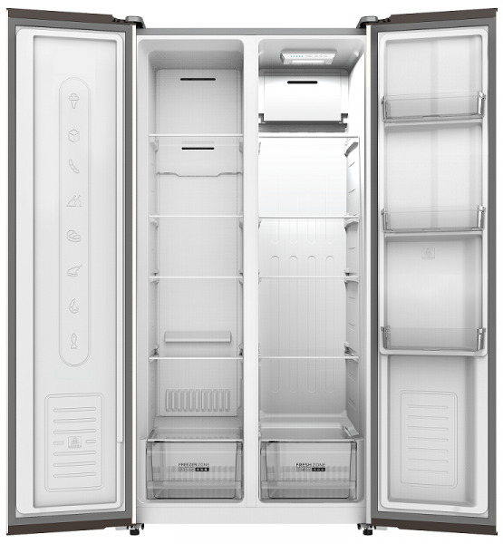  Side by side Edler ED-400IN, Steel, No frost,  ' 400L,  ' 232L/168L, ,  , LED , ,  "", +, 171.2x83.6x61 -  2