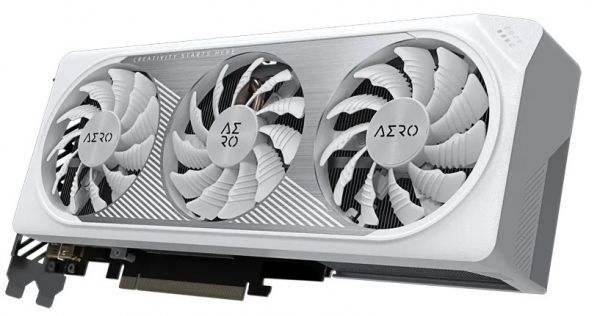  GeForce RTX 4060 Ti, Gigabyte, AERO OC, 16Gb GDDR6, 128-bit, 2xHDMI/2xDP, 2595/18000 MHz, 8-pin (GV-N406TAERO OC-16GD) -  3