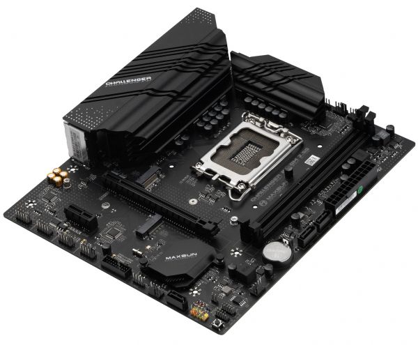 . LGA1700, Maxsun Challenger B760M 2.5G, B760, 2xDDR5, Int.Video(CPU), 3xSATA3, 1xPCI-E 16x 4.0, 1xPCI-E 1x, 2xM.2 4.0, RTL8125B, 4xUSB3.2/2xUSB2.0, VGA/HDMI, MicroATX (MS-Challenger B760M 2.5G) -  5