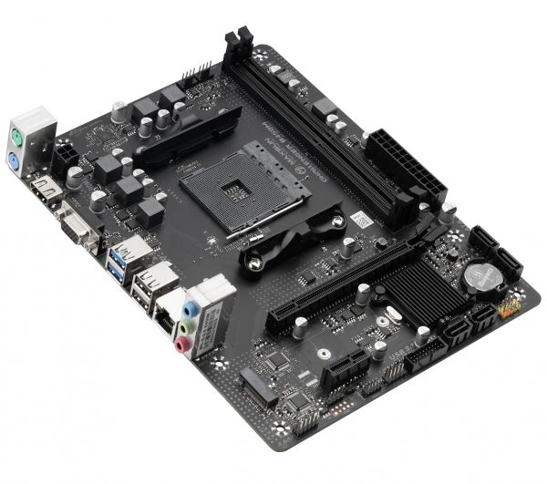 . AM4 (B450) Maxsun Challenger B450M, B450, 2xDDR4, Int.Video(CPU), 4xSATA3, 1xM.2, PCI-E 16x 3.0, PCI-E 1x 3.0, ALC897, RTL8111H, 2xUSB3.2/2xUSB2.0, VGA/HDMI, Micro ATX (MS-Challenger B450M) -  4