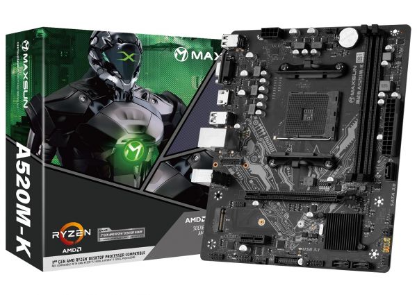   Maxsun Challenger A520M-K (s-AM4, A520, DDR4) -  1