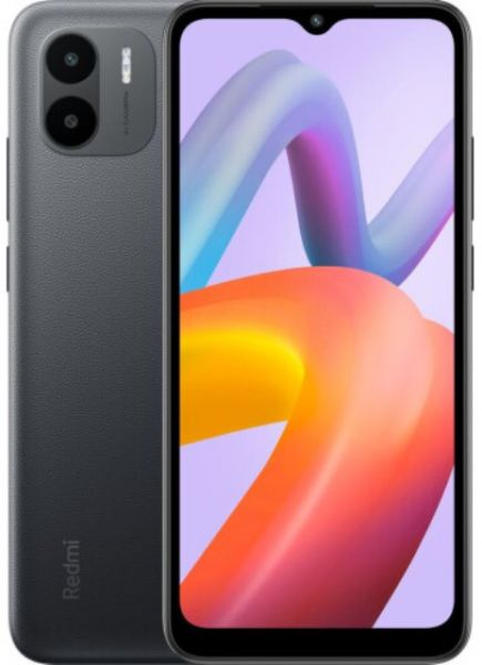  Xiaomi Redmi A2 Black, 2 Nano SIM, 6.52" (1600720) IPS, MediaTek Helio G36 4x2.2GHz+4x1.8GHz, RAM 3GB, ROM 64GB, MicroSD (Max 512GB), GPS, Wi-Fi, BT, LTE, 3 Cam, Li-Ion 5000mAh, Android 13 (Go Edition) -  1