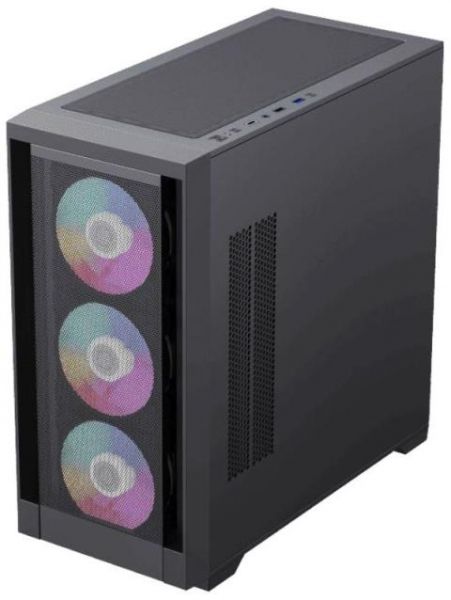  GameMax Defender Mesh Black,  , Mini Tower, Micro ATX / Mini ITX, 1xUSB 3.1, 2xUSB 2.0, 4x120  LED, 461x210450  -  4