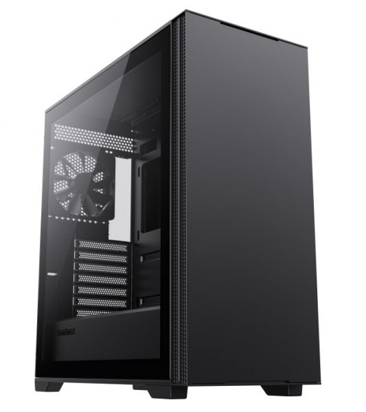  GameMax Quest Black,  , Midi-Tower, E-ATX / ATX / MicroATX / Mini-ITX, 1USB 3.0, 1Type-C, 1USB 2.0, 1x120  Fan -  1