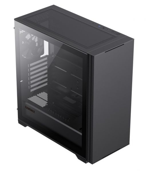  GameMax Quest Black,  , Midi-Tower, E-ATX / ATX / MicroATX / Mini-ITX, 1USB 3.0, 1Type-C, 1USB 2.0, 1x120  Fan -  2