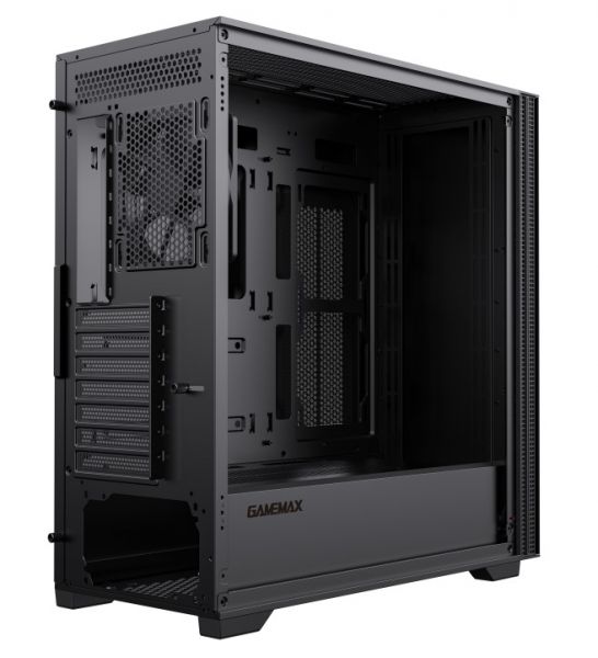  GameMax Quest Black,  , Midi-Tower, E-ATX / ATX / MicroATX / Mini-ITX, 1USB 3.0, 1Type-C, 1USB 2.0, 1x120  Fan -  6