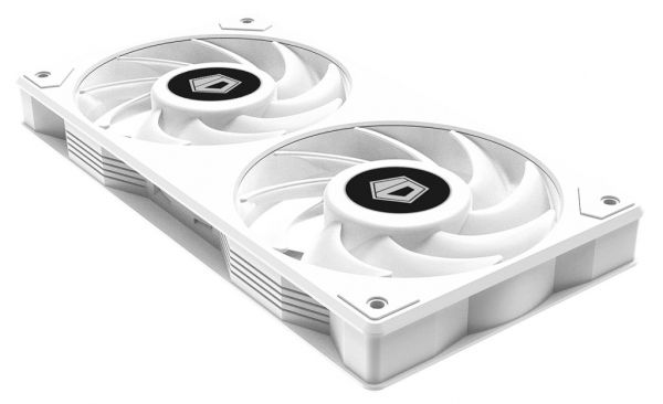  240 , ID-Cooling ICEFAN 240 ARGB, White, 245x125x27 , ARGB , 900-2000 /, 16.2-31.5 , 4-pin (PWM) / 3-pin (ARGB) -  3