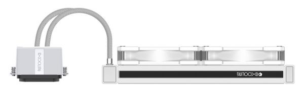    ID-Cooling DashFlow 240 Basic White, Intel LGA2066/2011/1700/1200/1151/1150/1155/1156  AMD AM5/AM4,  260 TDP -  2