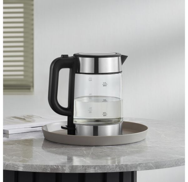  Xiaomi Electric Glass Kettle, Black, 2200W, 1.7  -  7